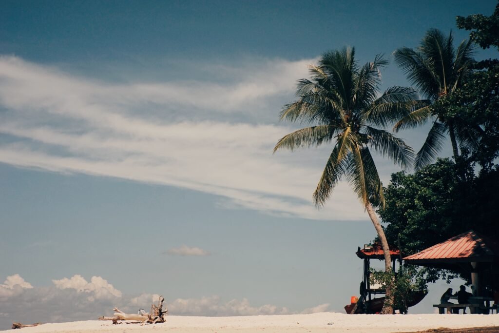 Tropical beach holiday destination